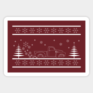 Chevy 3100 - Winter Scene Magnet